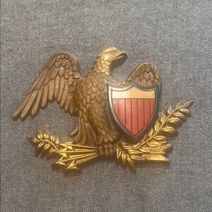 Vtg  Sexton USA Bald Eagle Wall Plaque – Patriotic Cast Metal Decor mid century